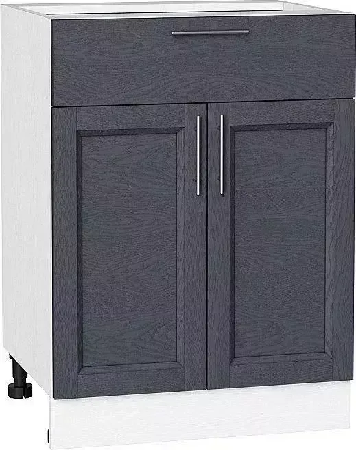 Шкаф нижний VIVAT с 2-мя дверцами и ящиком Сканди Graphite Softwood