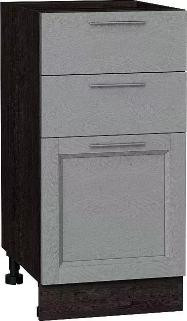 Шкаф нижний VIVAT с 3-мя ящиками Сканди Grey Softwood