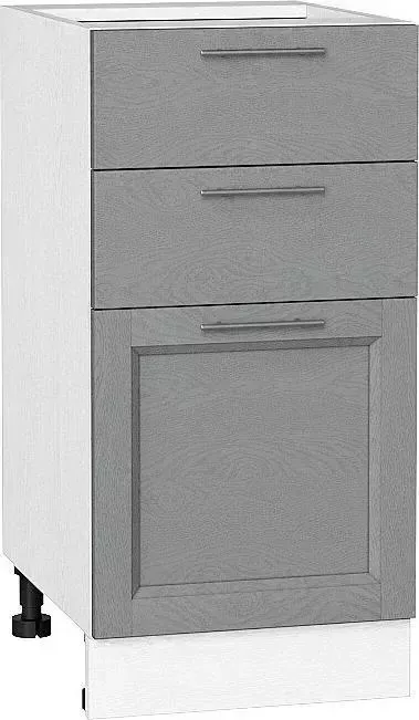 Шкаф нижний VIVAT с 3-мя ящиками Сканди Grey Softwood