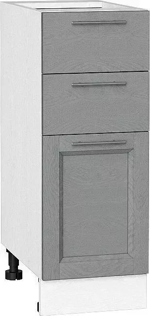 Шкаф нижний VIVAT с 3-мя ящиками Сканди Grey Softwood