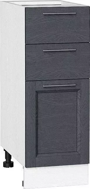 Шкаф нижний VIVAT с 3-мя ящиками Сканди Graphite Softwood