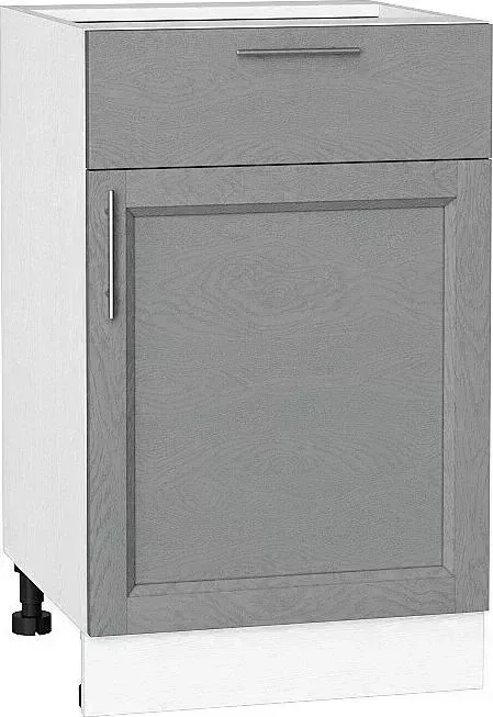 Шкаф нижний VIVAT с 1-ой дверцей и ящиком Сканди Grey Softwood