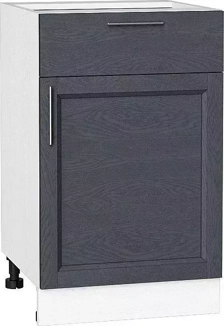 Шкаф нижний VIVAT с 1-ой дверцей и ящиком Сканди Graphite Softwood