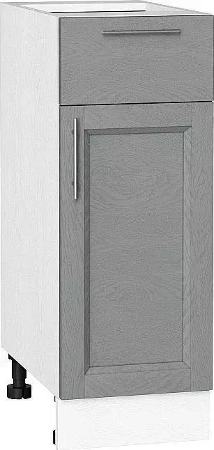 Шкаф нижний VIVAT с 1-ой дверцей и ящиком Сканди Grey Softwood