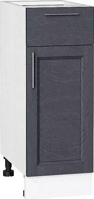 Шкаф нижний VIVAT с 1-ой дверцей и ящиком Сканди Graphite Softwood