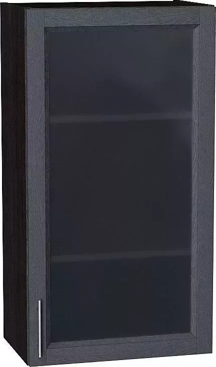 Шкаф верхний VIVAT с 1-ой остекленной дверцей Сканди Graphite Softwood