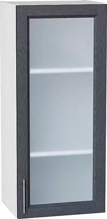 Шкаф верхний VIVAT с 1-ой остекленной дверцей Сканди Graphite Softwood