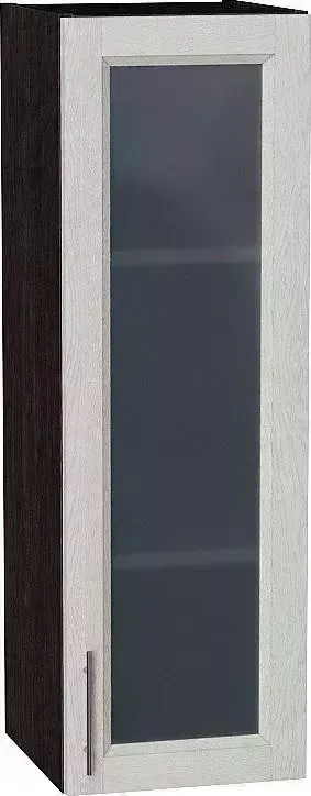Шкаф верхний VIVAT с 1-ой остекленной дверцей Сканди Cappuccino Softwood