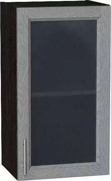 Шкаф верхний VIVAT с 1-ой остекленной дверцей Сканди Grey Softwood