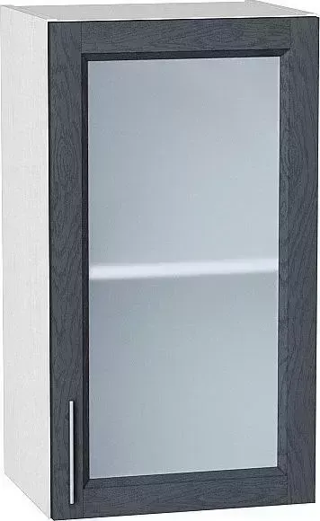 Шкаф верхний VIVAT с 1-ой остекленной дверцей Сканди Graphite Softwood