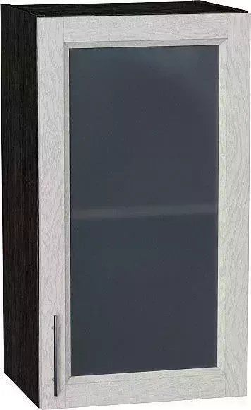 Шкаф верхний VIVAT с 1-ой остекленной дверцей Сканди Cappuccino Softwood