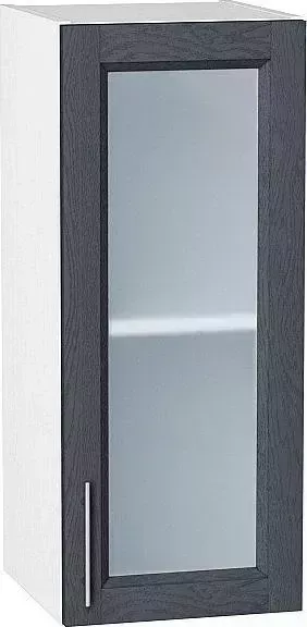 Шкаф верхний VIVAT с 1-ой остекленной дверцей Сканди Graphite Softwood