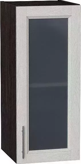 Шкаф верхний VIVAT с 1-ой остекленной дверцей Сканди Cappuccino Softwood
