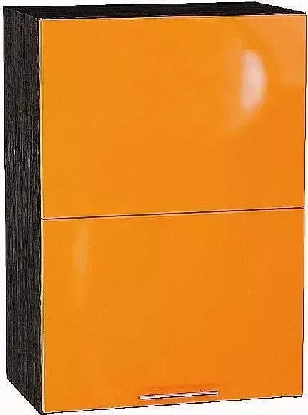 Шкаф верхний VIVAT горизонтальный с подъемным механизмом Валерия-М Оранжевый глянец