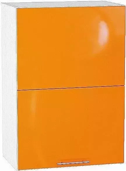 Шкаф верхний VIVAT горизонтальный с подъемным механизмом Валерия-М Оранжевый глянец