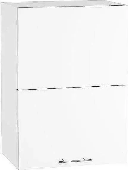Шкаф верхний VIVAT горизонтальный с подъемным механизмом Валерия-М Белый глянец