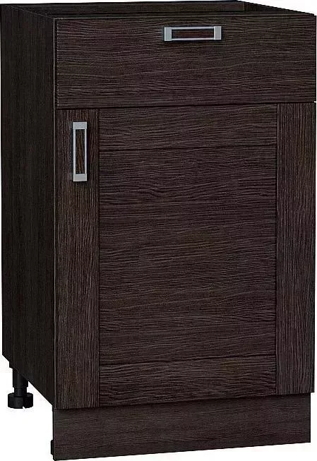 Шкаф нижний VIVAT с 1-ой дверцей и ящиком Лофт Wenge Veralinga