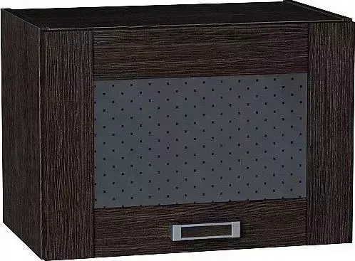 Шкаф верхний VIVAT горизонтальный остекленный Лофт Wenge Veralinga