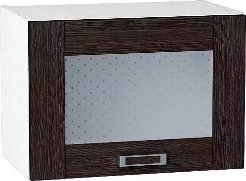 Шкаф верхний VIVAT горизонтальный остекленный Лофт Wenge Veralinga