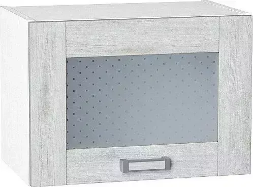 Шкаф верхний VIVAT горизонтальный остекленный Лофт Nordic Oak