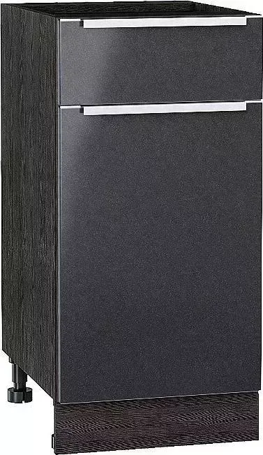 Шкаф нижний VIVAT с 1-ой дверцей и ящиком Фьюжн Anthracite