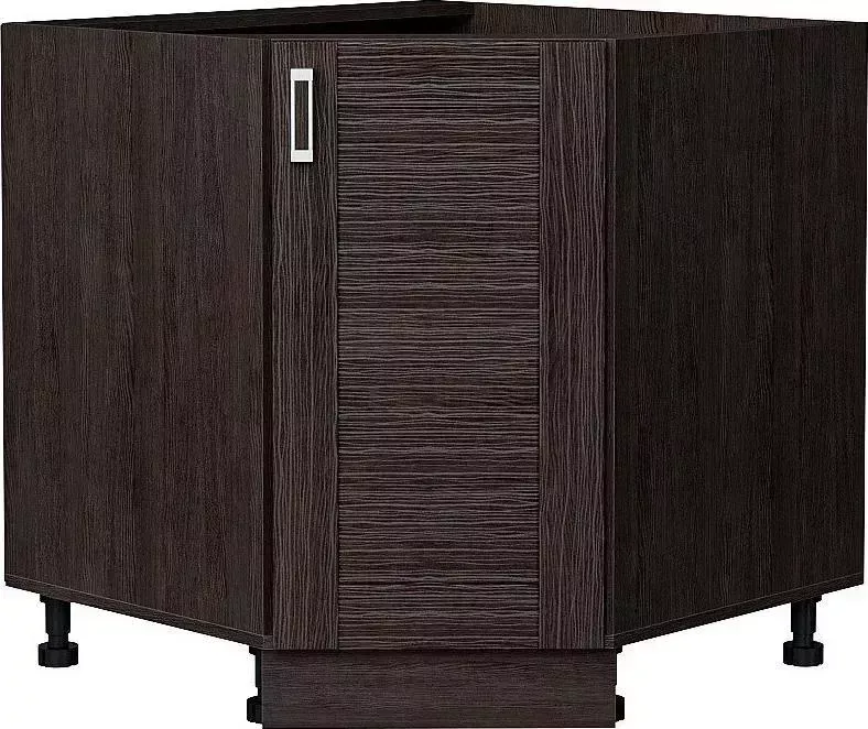 Шкаф угловой нижний VIVAT (трапеция) Лофт Wenge Veralinga