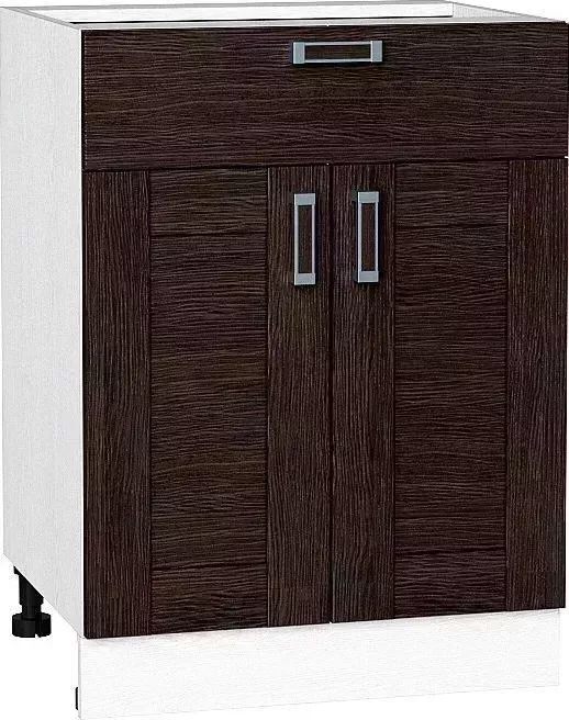 Шкаф нижний VIVAT с 2-мя дверцами и ящиком Лофт Wenge Veralinga