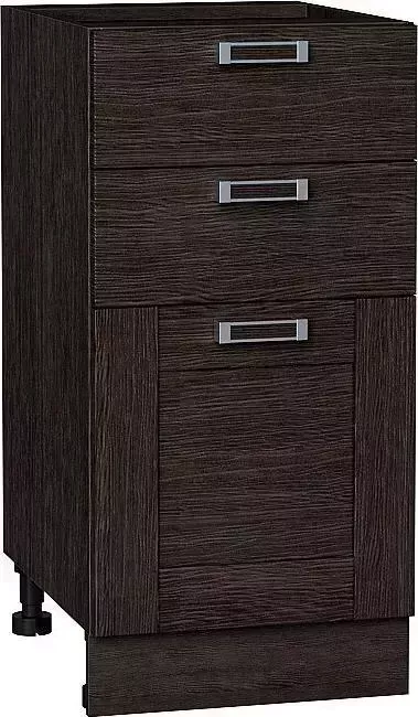 Шкаф нижний VIVAT с 3-мя ящиками Лофт Wenge Veralinga