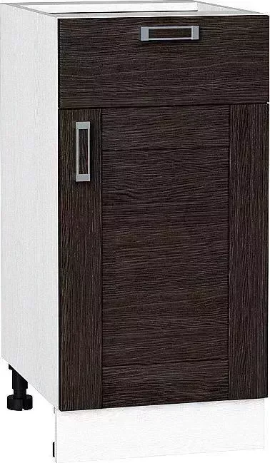 Шкаф нижний VIVAT с 1-ой дверцей и ящиком Лофт Wenge Veralinga