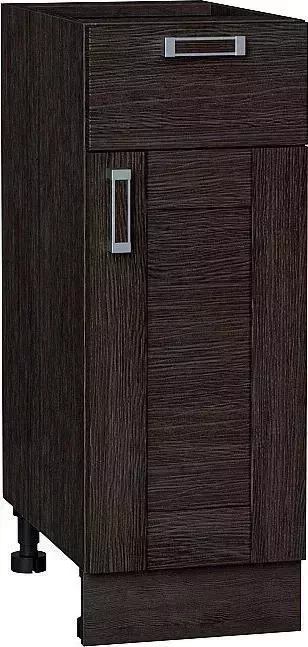 Шкаф нижний VIVAT с 1-ой дверцей и ящиком Лофт Wenge Veralinga