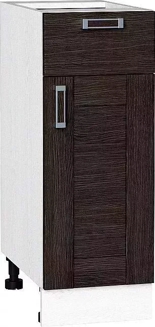 Шкаф нижний VIVAT с 1-ой дверцей и ящиком Лофт Wenge Veralinga
