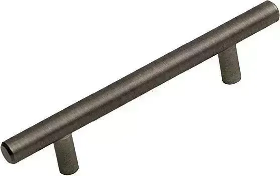 Ручка дверная VIVAT рейлинг мебельная R-3020 Черненый старинный антрацит