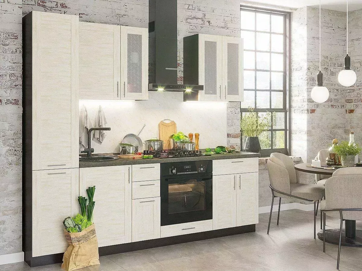 Кухонный гарнитур VIVAT Лофт-02 Nordic Oak