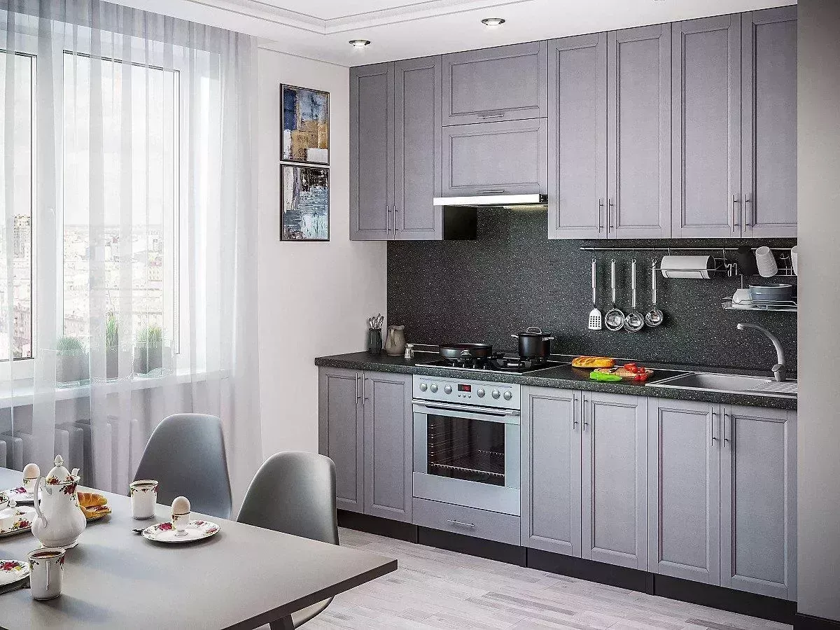 Кухонный гарнитур VIVAT Сканди-03 Grey Softwood