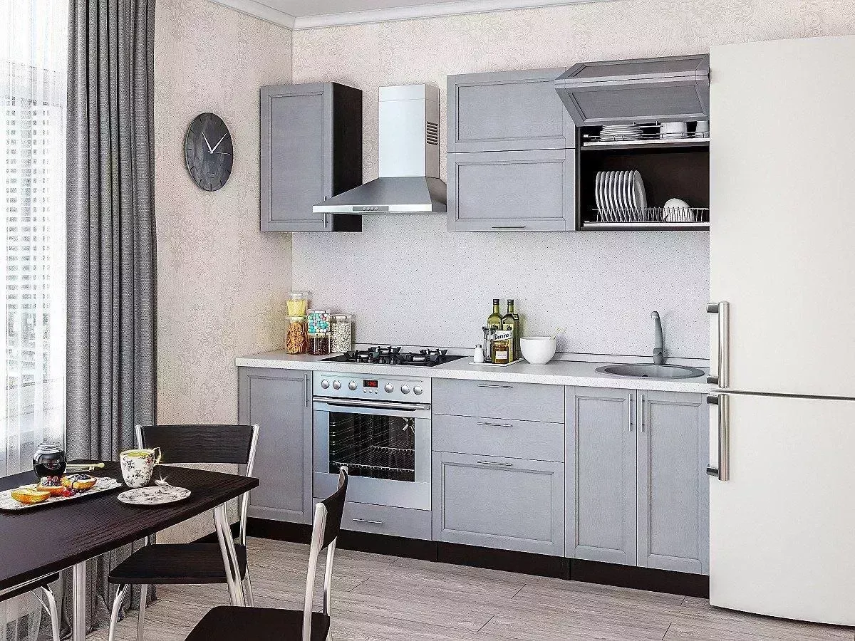 Кухонный гарнитур VIVAT Сканди-01 Grey Softwood
