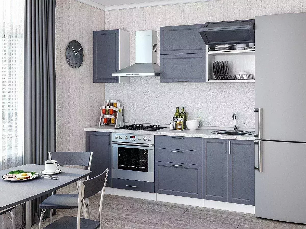 Кухонный гарнитур VIVAT Сканди-01 Graphite Softwood