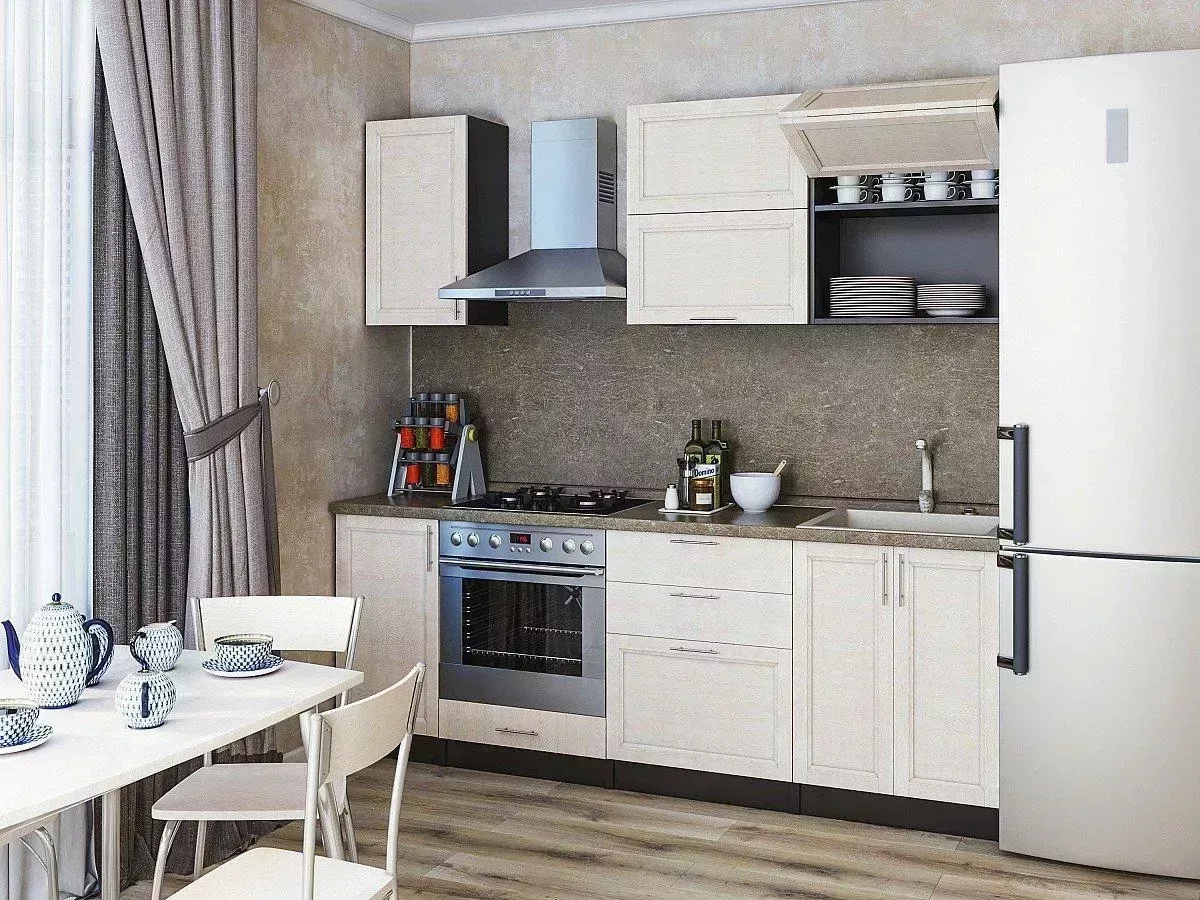 Кухонный гарнитур VIVAT Сканди-01 Cappuccino Softwood