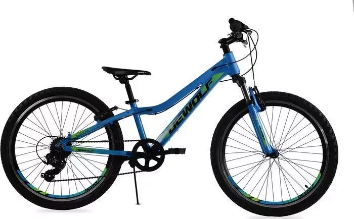 Велосипед DEWOLF RIDLY JR 24 radiant blue/olive green/black JR 24
