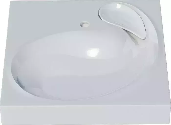 Раковина над стиральной машиной Stella Polar Бьянка 60х60 с кронштейнами (SP-00000797)