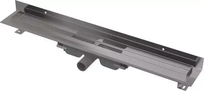 Душевой лоток AlcaPlast Wall Low для цельной решетки и с воротником к стене (APZ116-650)