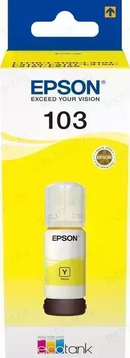 Контейнер EPSON с чернилами L3100/3101/3110/3150/3151 желтые (C13T00S44A)