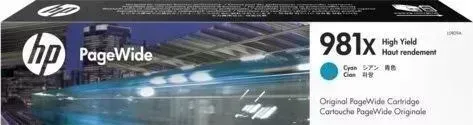 Картридж HP 981X Cyan Original PageWide (L0R09A)