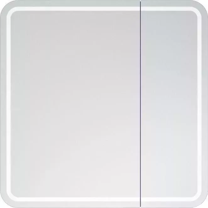 Зеркальный шкаф Corozo Алабама 80 универсальное, белое (SD-00000902)