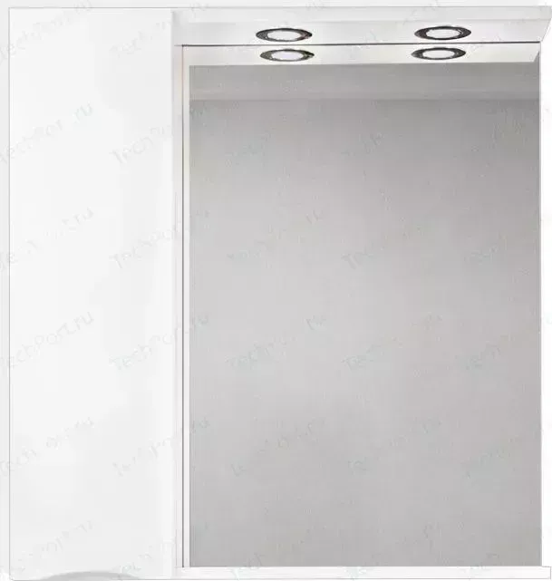 Зеркальный шкаф BELBANGO Marino левый, белый (MARINO-SPC-900/750-1A-BL-P-L)