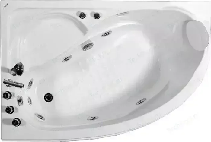 Акриловая ванна GEMY 150x100 с гидромассажем (G9009 B L)