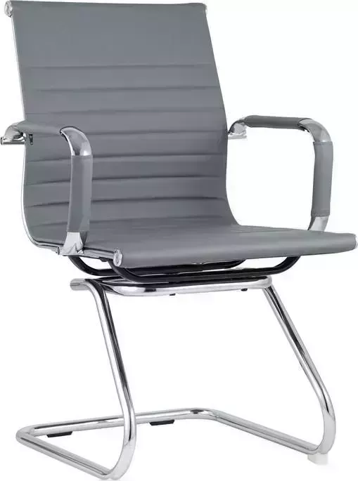 Кресло TopChairs  для посетителей Visit D-101L grey