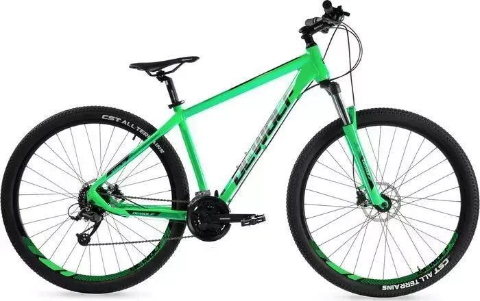 Велосипед DEWOLF GROW 30 neon green/black/green 18 30 18