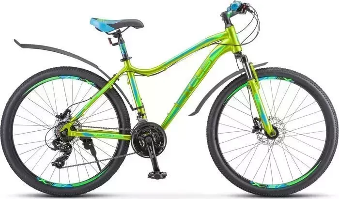 Велосипед STELS Miss-6000 D 26" V010 19" Жёлтый/зелёный