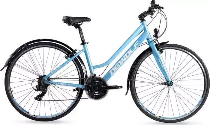 Велосипед DEWOLF ASPHALT 10 W chameleon sky blue/white/blue 16 10 W 16