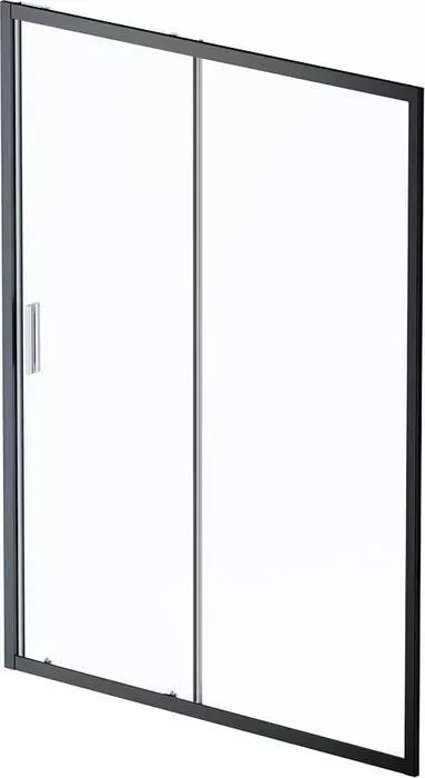 Душевая дверь Am.Pm Gem 150х195 прозрачная, черная матовая (W90G-150-1-195BT)